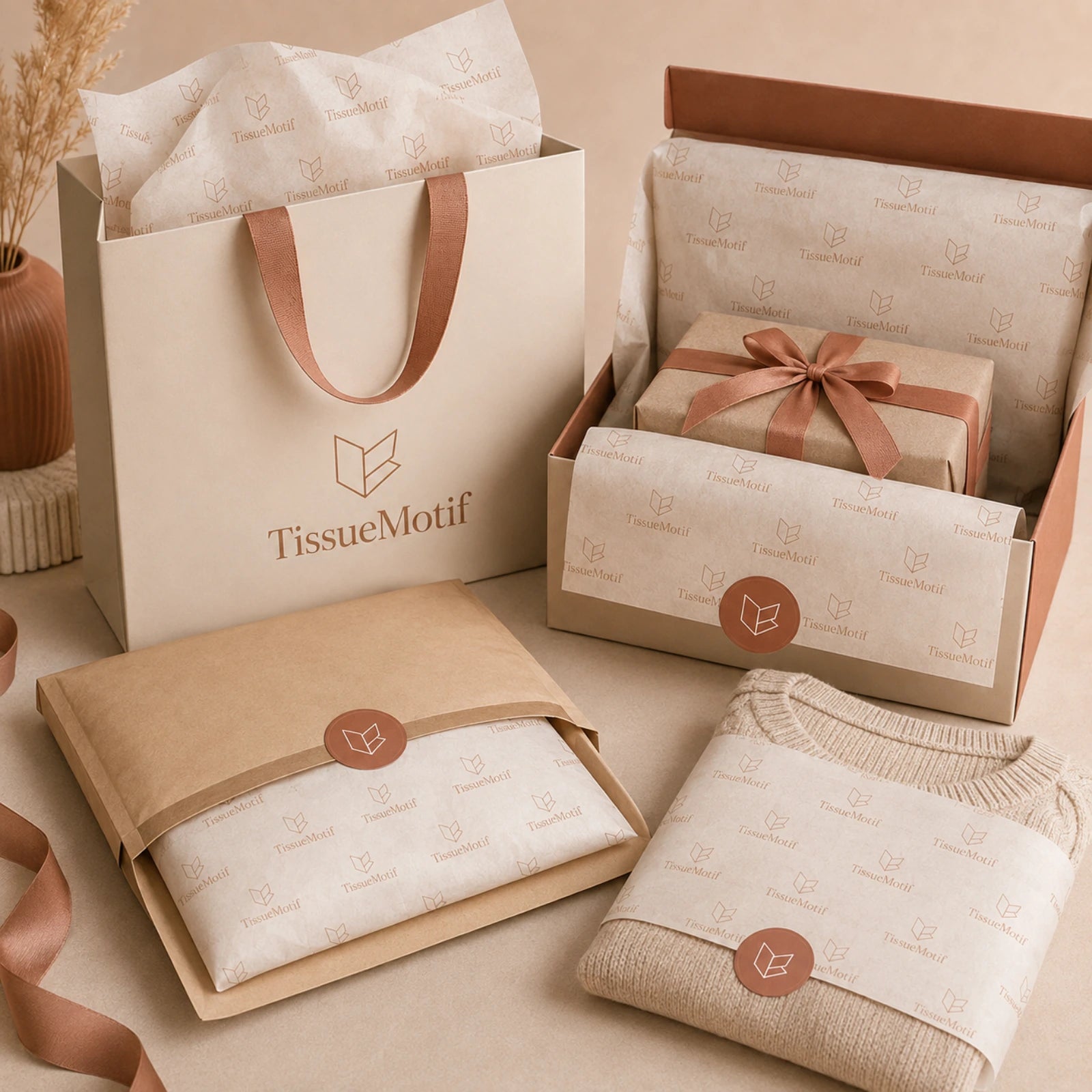 Image of Custom Tissue Paper with Logo – 28 GSM