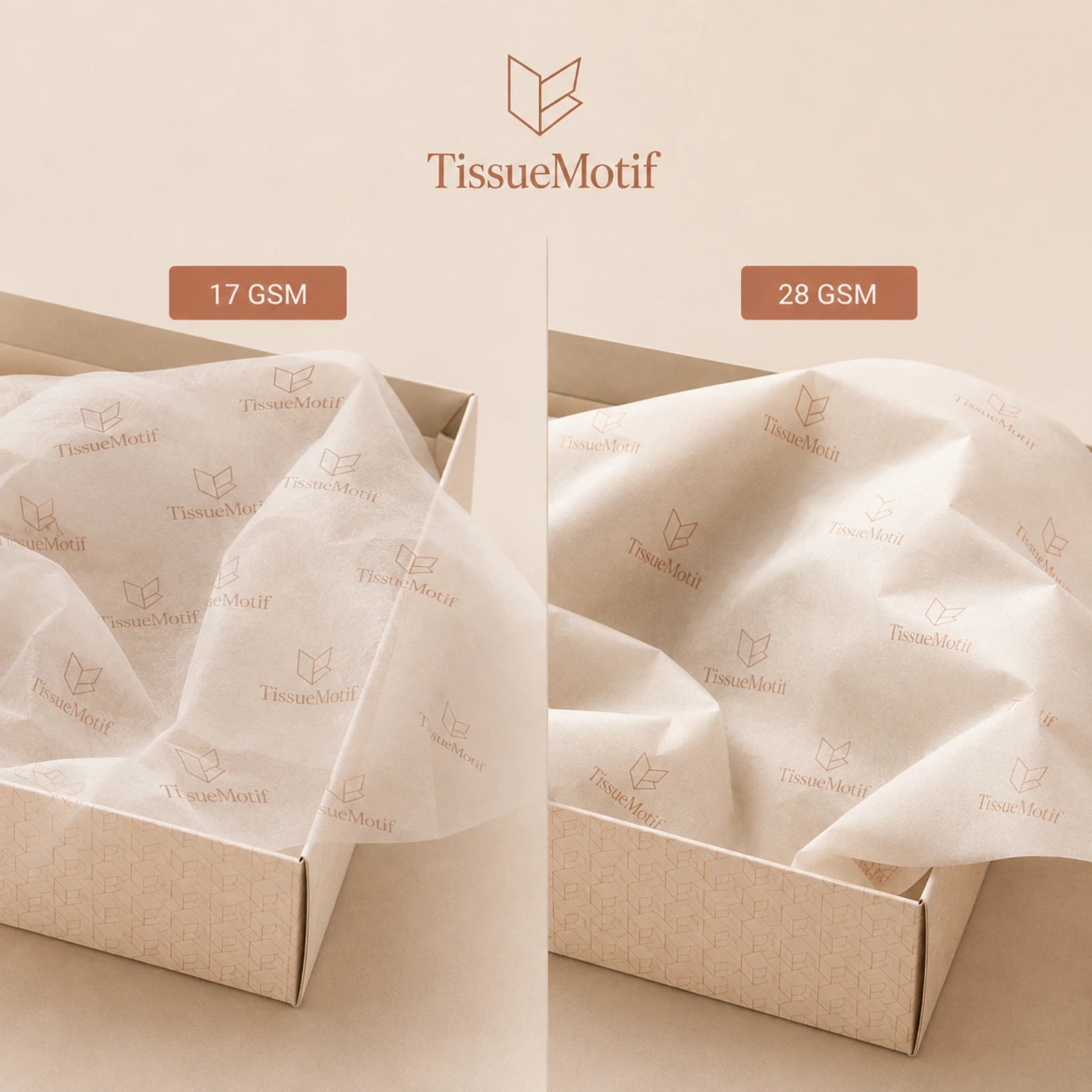 Image of Custom Tissue Paper with Logo – 28 GSM